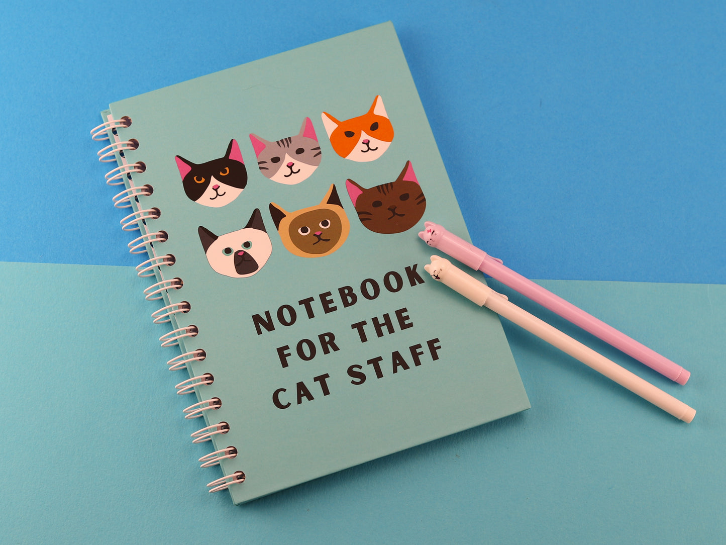 Meow Avenue Notebook & Pens Bundle