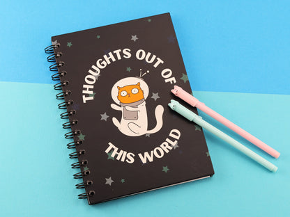 Meow Avenue Notebook & Pens Bundle