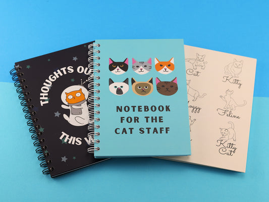 Meow Avenue Notebook & Pens Bundle
